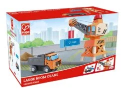 Hape Spoorbaan Uitbreiding Grote Kraan Met Vrachtwagen -Speelgoeds Korting Winkel image 1022