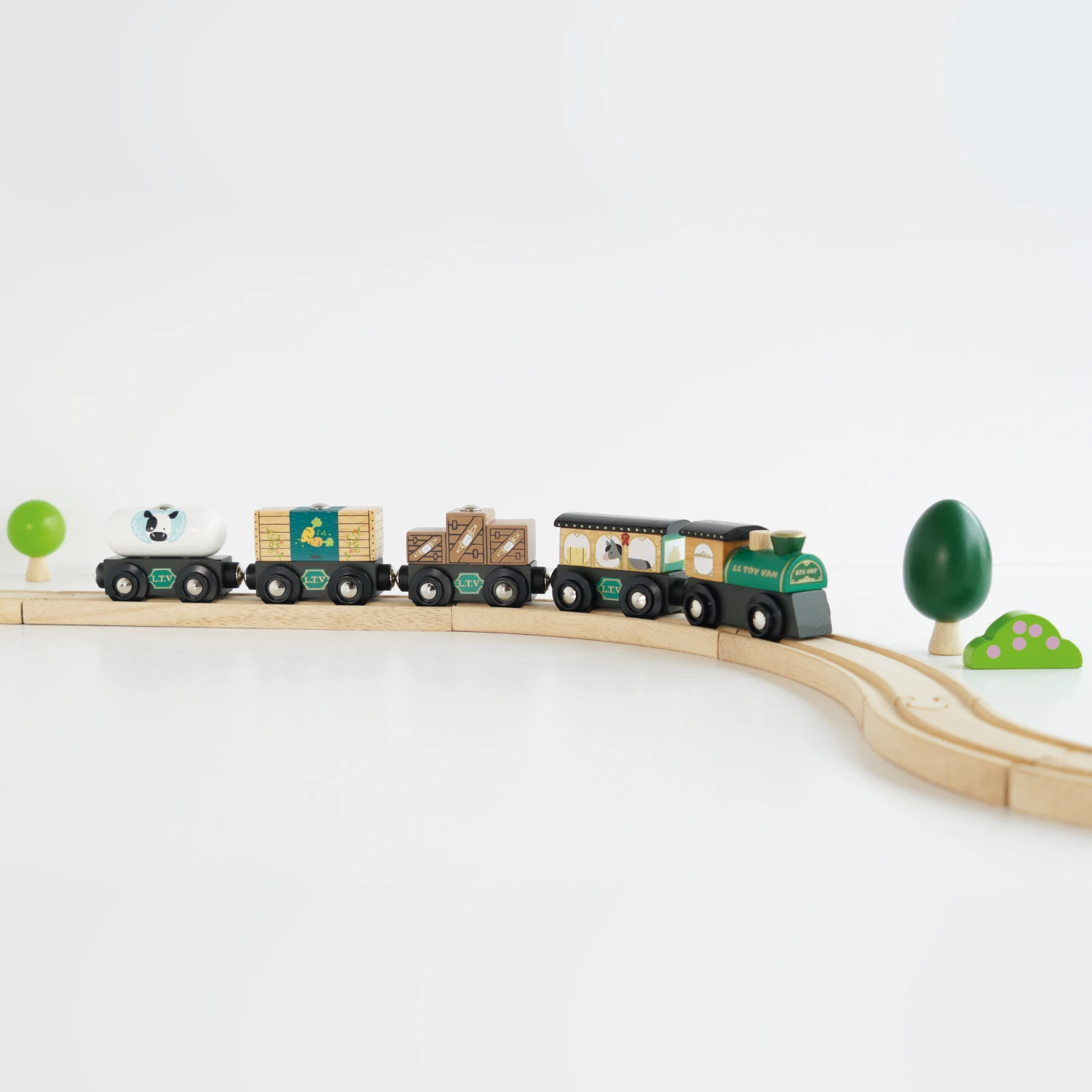 Le Toy Van Trein Set Great Green Train Hout