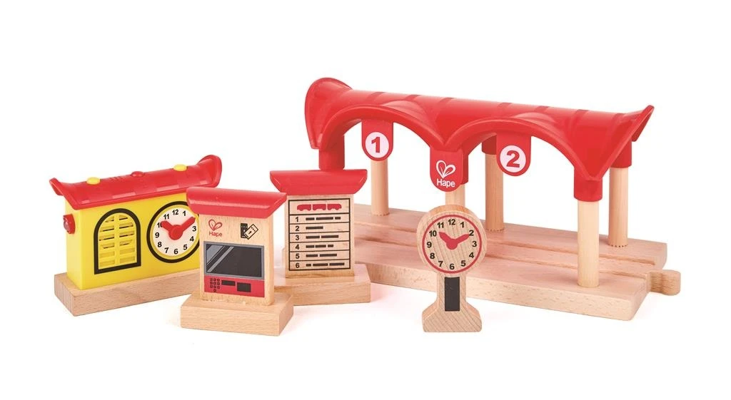 Hape Treinstation Met Opnamefunctie En Verlichting