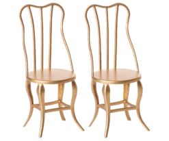Maileg Vintage Stoel Goud 2-delig 5 Maileg Vintage Stoel Goud 2-delig -Speelgoeds Korting Winkel image 110