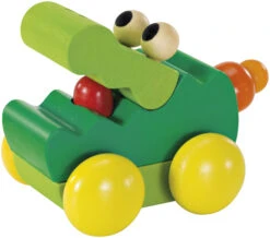 Selecta Grijpspeeltje Zoolini Krokodil Rijdend
