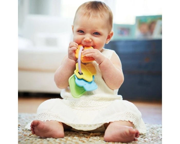 Green Toys Sleutelbos Rammelaar 4 Green Toys Sleutelbos Rammelaar - Afbeelding 2