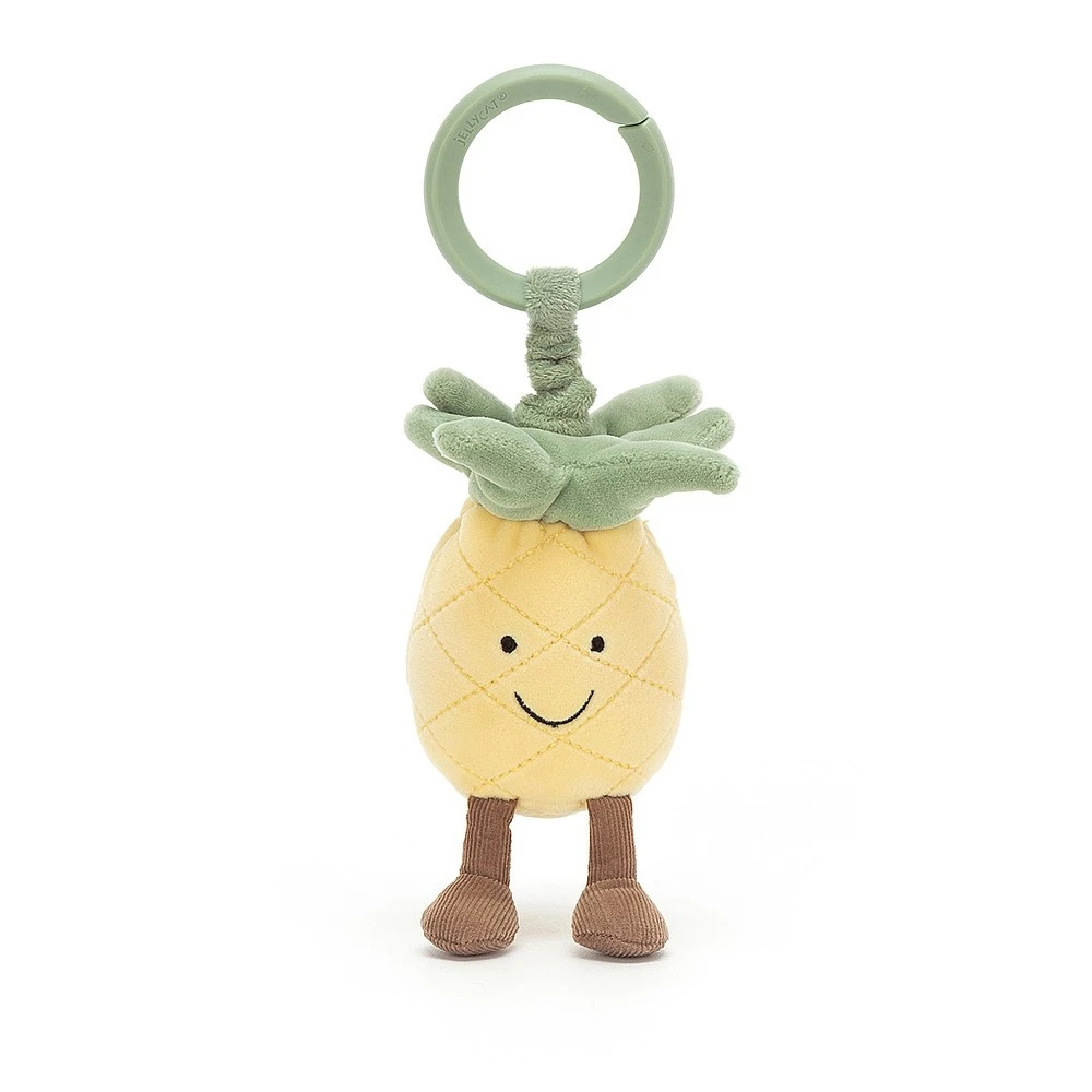 Jellycat Knuffel Bibberknuffel Ananas Amuseable Pineapple Jitter 3 Jellycat Knuffel Bibberknuffel Ananas Amuseable Pineapple Jitter