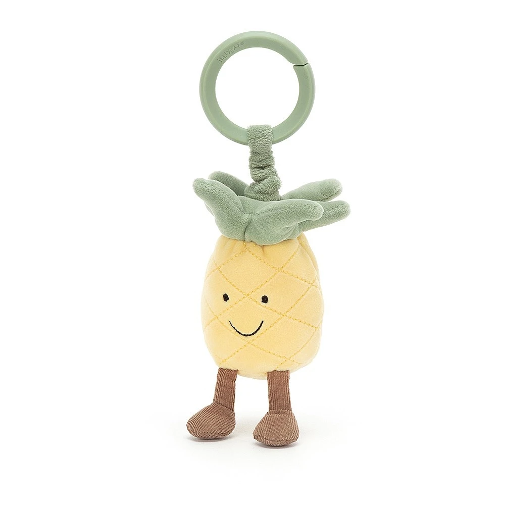 Jellycat Knuffel Bibberknuffel Ananas Amuseable Pineapple Jitter 4 Jellycat Knuffel Bibberknuffel Ananas Amuseable Pineapple Jitter - Afbeelding 2