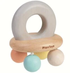 PlanToys Rammelaar Bell Rattle Hout -Speelgoeds Korting Winkel image 1182