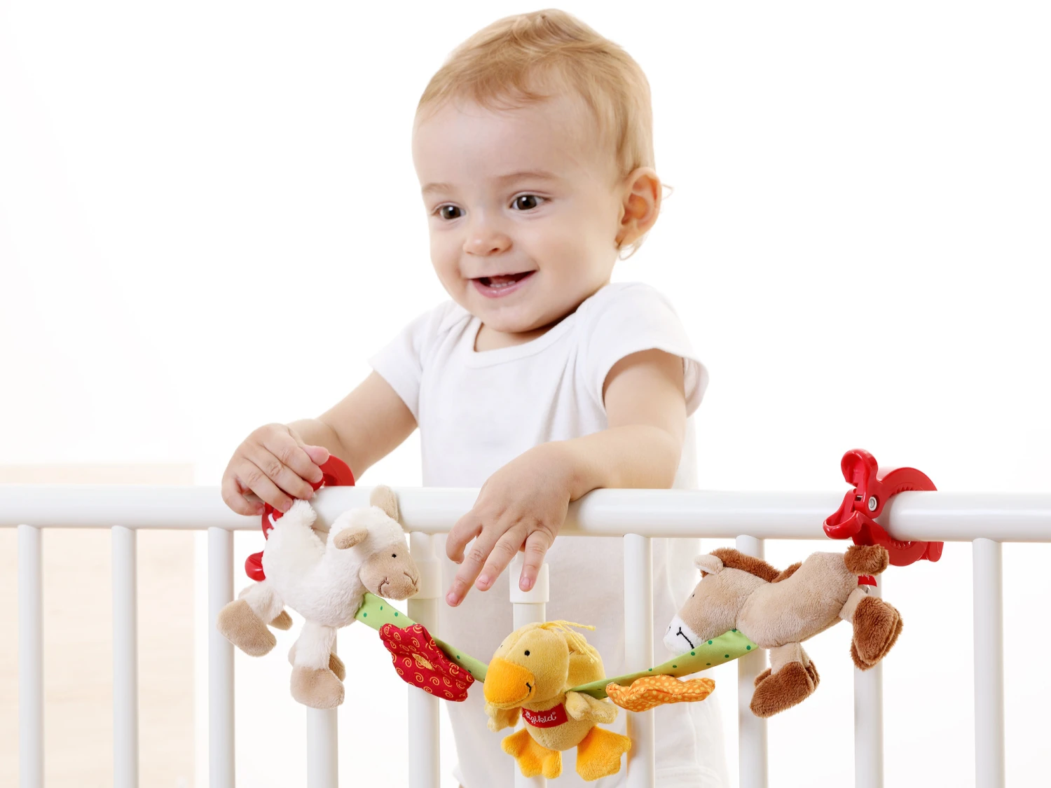 Sigikid Wagenketting Paard Eend Lammetje 4 Sigikid Wagenketting Paard Eend Lammetje - Afbeelding 2