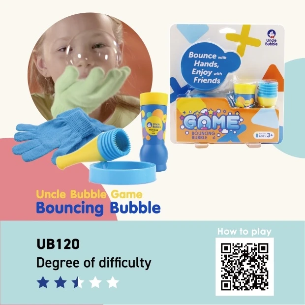 Uncle Bubble Bellenblaas Bouncing Bubble Set 6 Uncle Bubble Bellenblaas Bouncing Bubble Set - Afbeelding 4