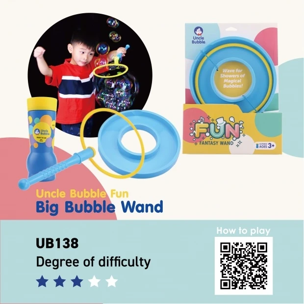 Uncle Bubble Bellenblaas Big Bubble Toverstok 8 Uncle Bubble Bellenblaas Big Bubble Toverstok - Afbeelding 6