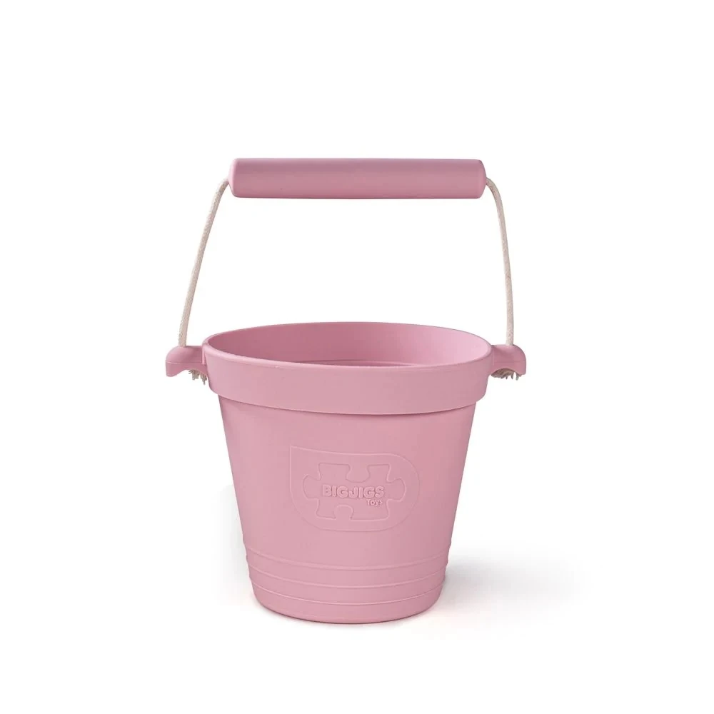 Bigjigs Blush Pink Activity Bucket 3 Bigjigs Blush Pink Activity Bucket