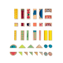 Lilliputiens Blokken Jungle Houten Stapelblokken 14 Lilliputiens Blokken Jungle Houten Stapelblokken -Speelgoeds Korting Winkel image 1473