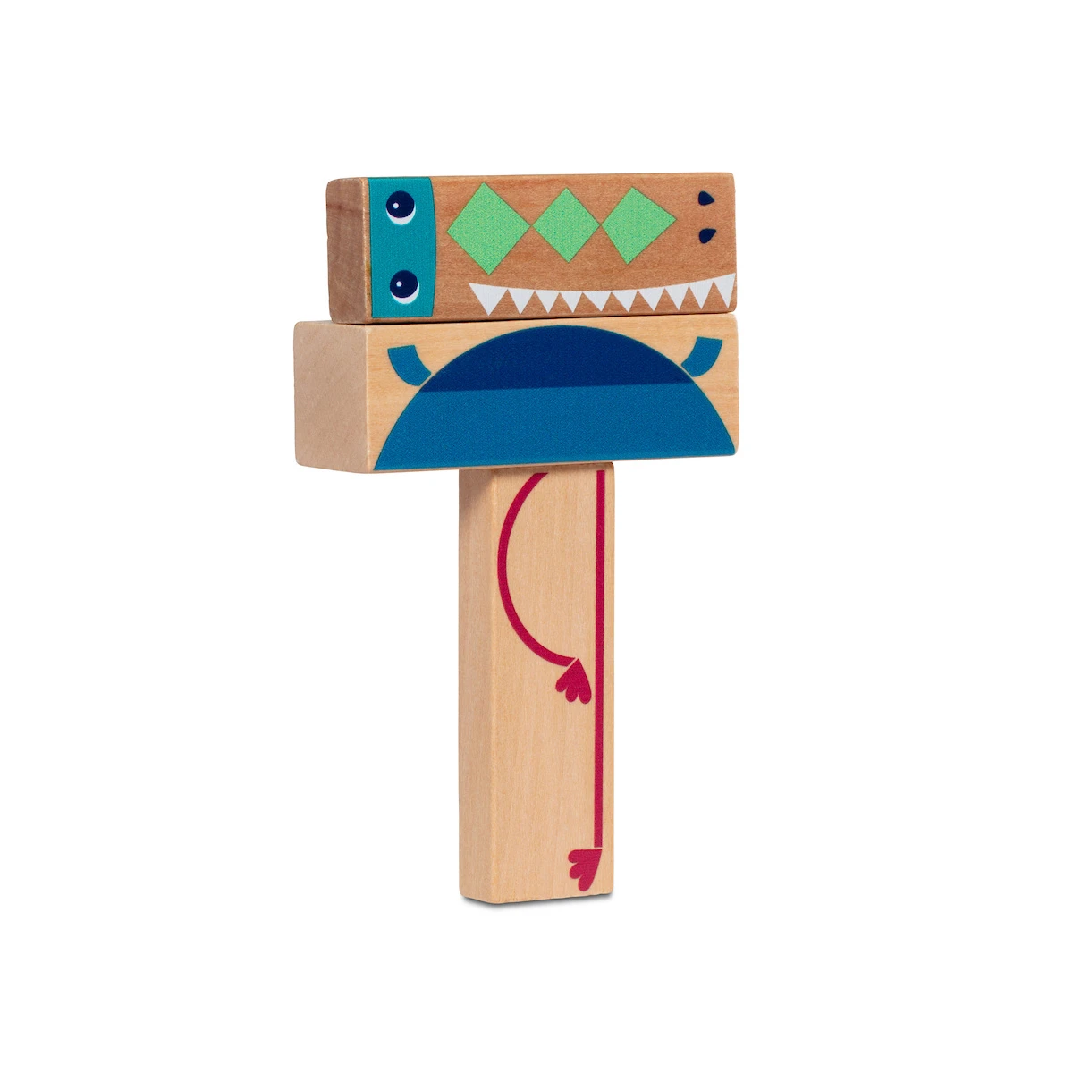 Lilliputiens Blokken Jungle Houten Stapelblokken 11 Lilliputiens Blokken Jungle Houten Stapelblokken - Afbeelding 9