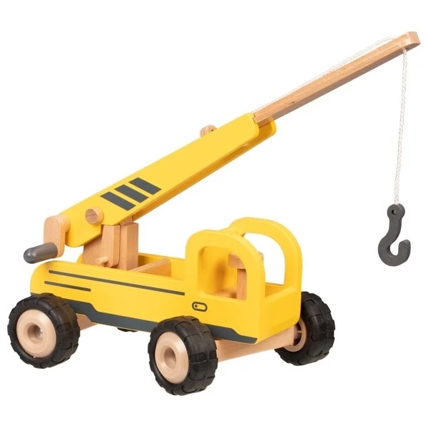 GOKI Mobiele Kraan Hout 4 GOKI Mobiele Kraan Hout - Afbeelding 2