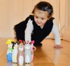 Bigjigs Kegelspel Boerderij -Speelgoeds Korting Winkel image 1537