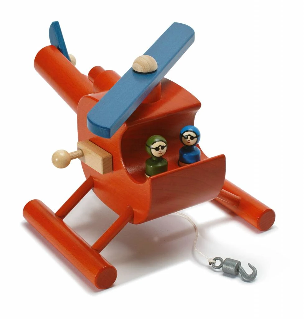 Weizenkorn Helikopter David Met Lier Hout 4 Weizenkorn Helikopter David Met Lier Hout - Afbeelding 2