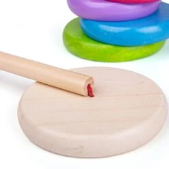 Bigjigs Stapeltoren Regenboog -Speelgoeds Korting Winkel image 1615