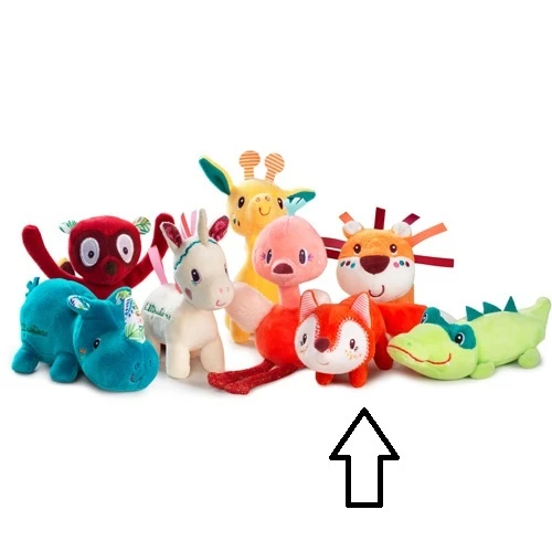 Lilliputiens Knuffel Alice De Vos Minifiguur 4 Lilliputiens Knuffel Alice De Vos Minifiguur - Afbeelding 2