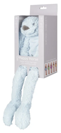 Happy Horse Knuffel Konijn Richie Blue Met Nachtlamp En Geluid 34cm 4 Happy Horse Knuffel Konijn Richie Blue Met Nachtlamp En Geluid 34cm - Afbeelding 2