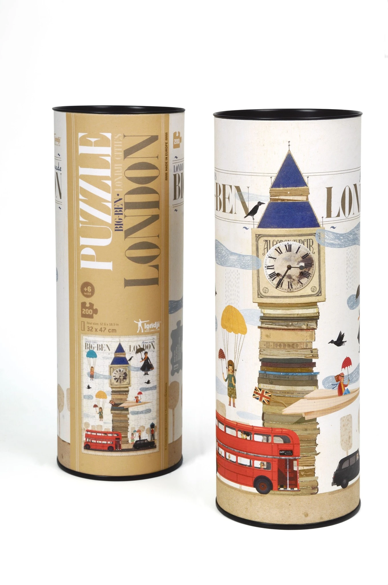 Londji Puzzel London 200 Pcs (Tube) 3 Londji Puzzel London 200 Pcs (Tube)