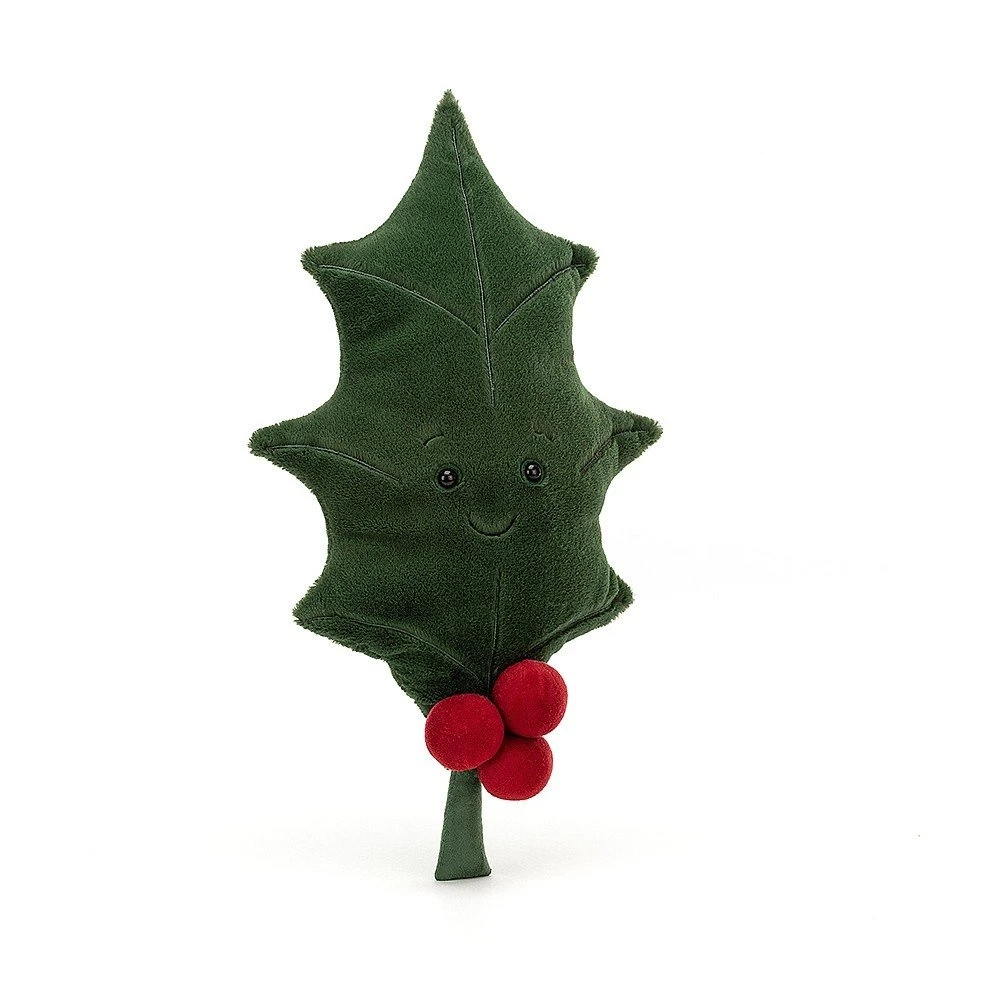 Jellycat Knuffel Blad Woodland Holly Leaf 3 Jellycat Knuffel Blad Woodland Holly Leaf
