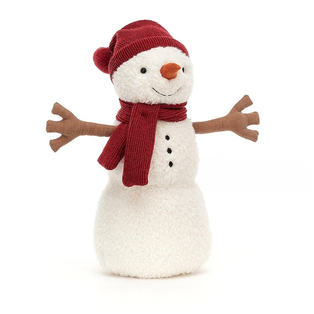 Jellycat Knuffel Sneeuwpop Teddy Snowman Large 4 Jellycat Knuffel Sneeuwpop Teddy Snowman Large - Afbeelding 2