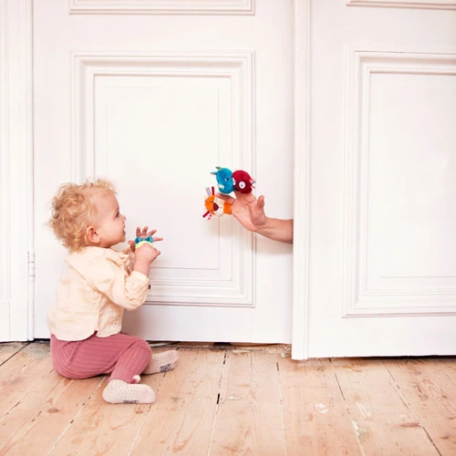 Lilliputiens Vingerpop Jungle Set 4-delig 4 Lilliputiens Vingerpop Jungle Set 4-delig - Afbeelding 2