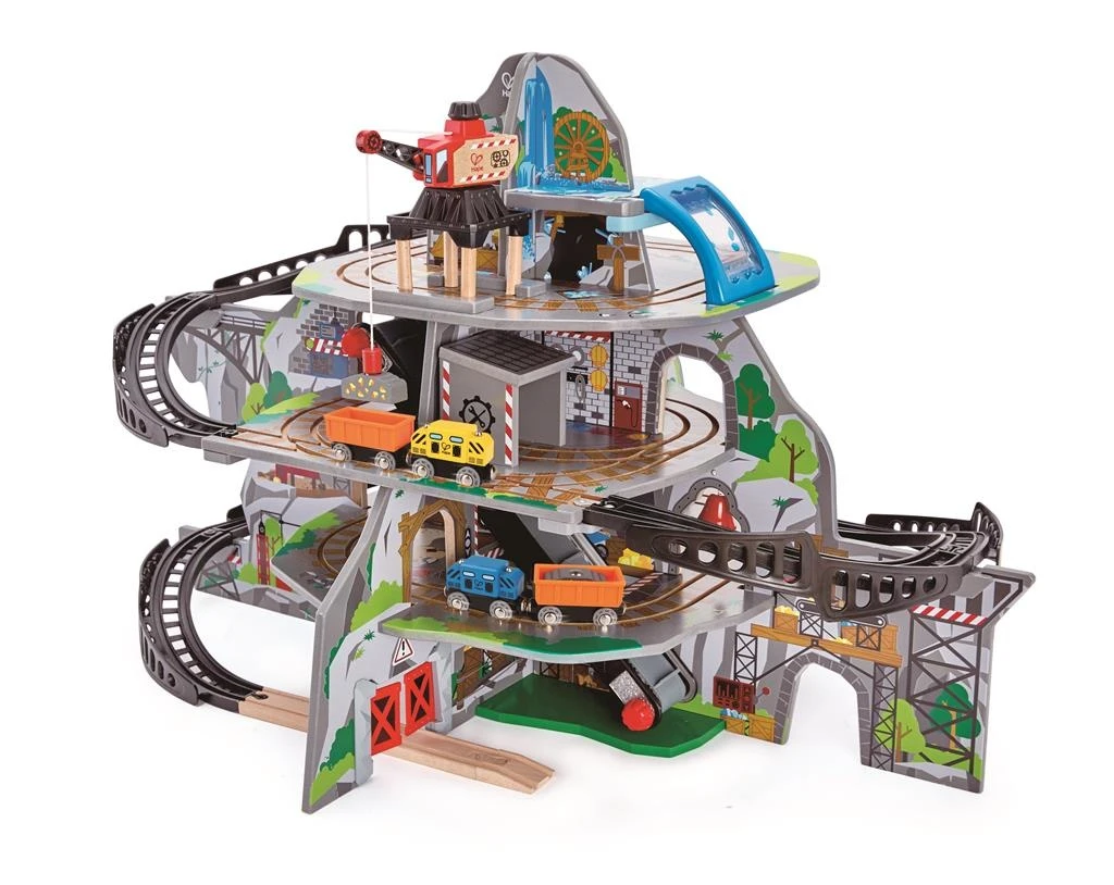 Hape Speelset Mighty Mountain Mine 3 Hape Speelset Mighty Mountain Mine
