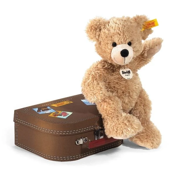 Steiff Knuffel Fynn Teddybeer In Koffer 28cm 4 Steiff Knuffel Fynn Teddybeer In Koffer 28cm - Afbeelding 2