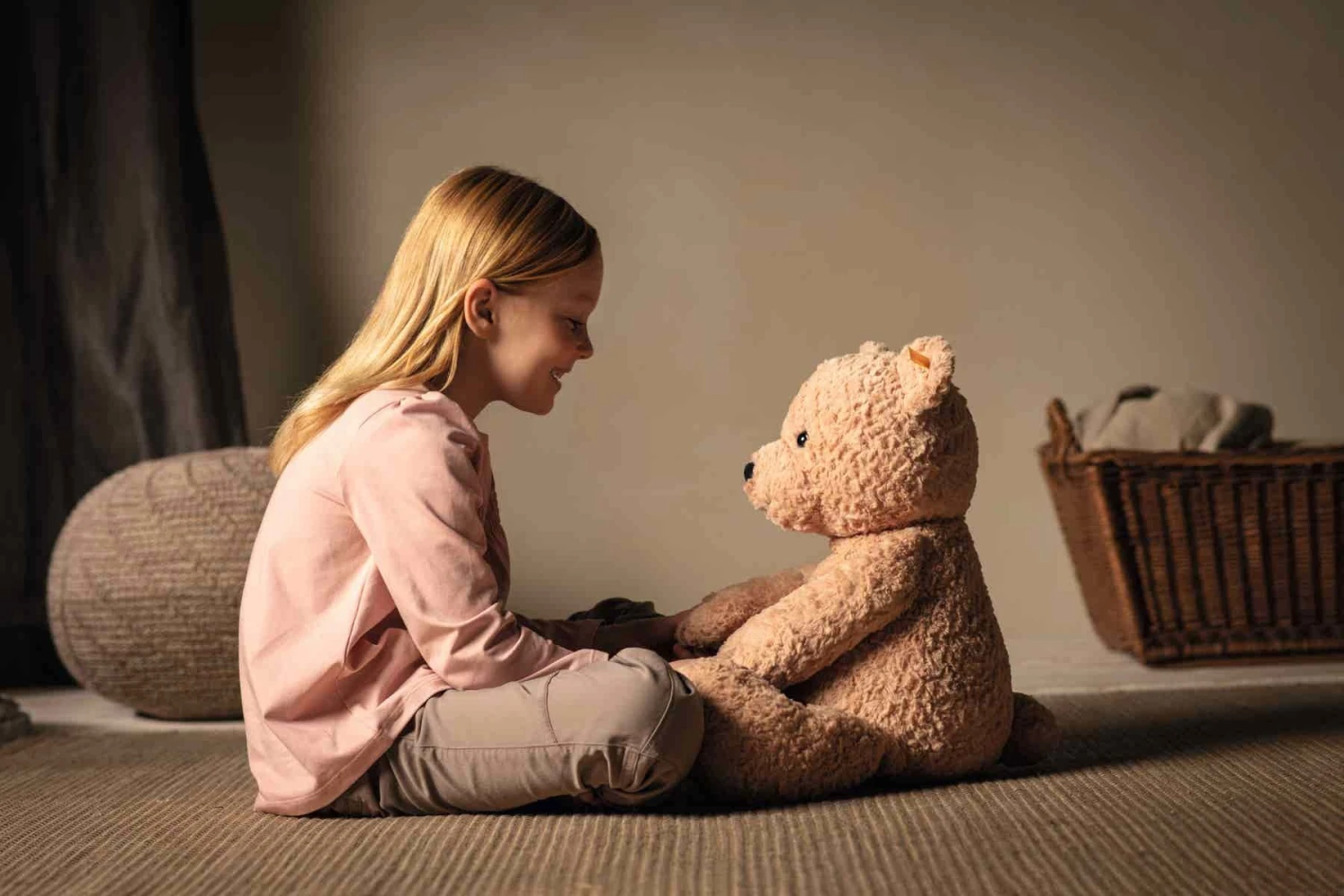 Steiff Knuffel Teddybeer Jimmy Teddy Bear 55cm 8 Steiff Knuffel Teddybeer Jimmy Teddy Bear 55cm - Afbeelding 6