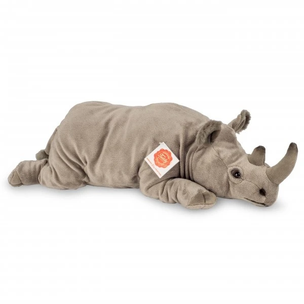 Hermann Teddy Knuffel Neushoorn Liggend 48 Cm 4 Hermann Teddy Knuffel Neushoorn Liggend 48 Cm - Afbeelding 2