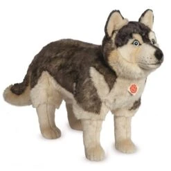 Hermann Teddy Knuffel Hond Husky Staand Groot