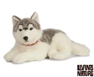 Living Nature Knuffel Hond Husky 6 Living Nature Knuffel Hond Husky - Afbeelding 4