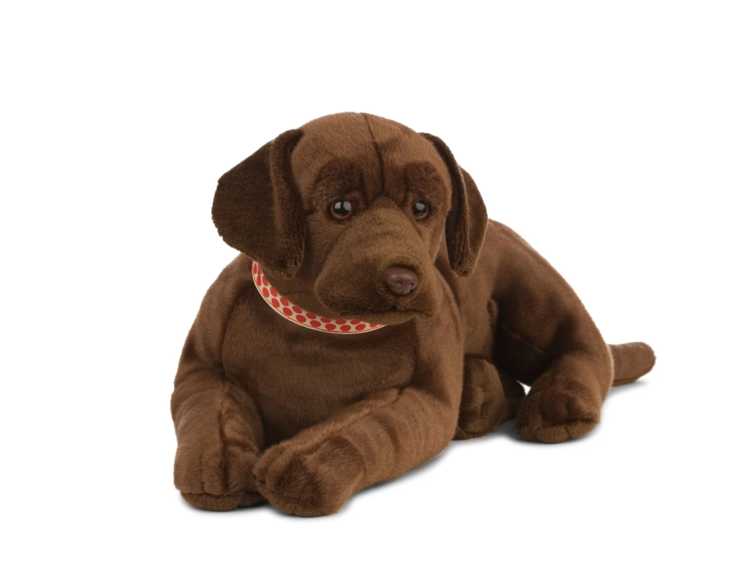 Living Nature Knuffel Hond Labrador Chocoladebruin 4 Living Nature Knuffel Hond Labrador Chocoladebruin - Afbeelding 2