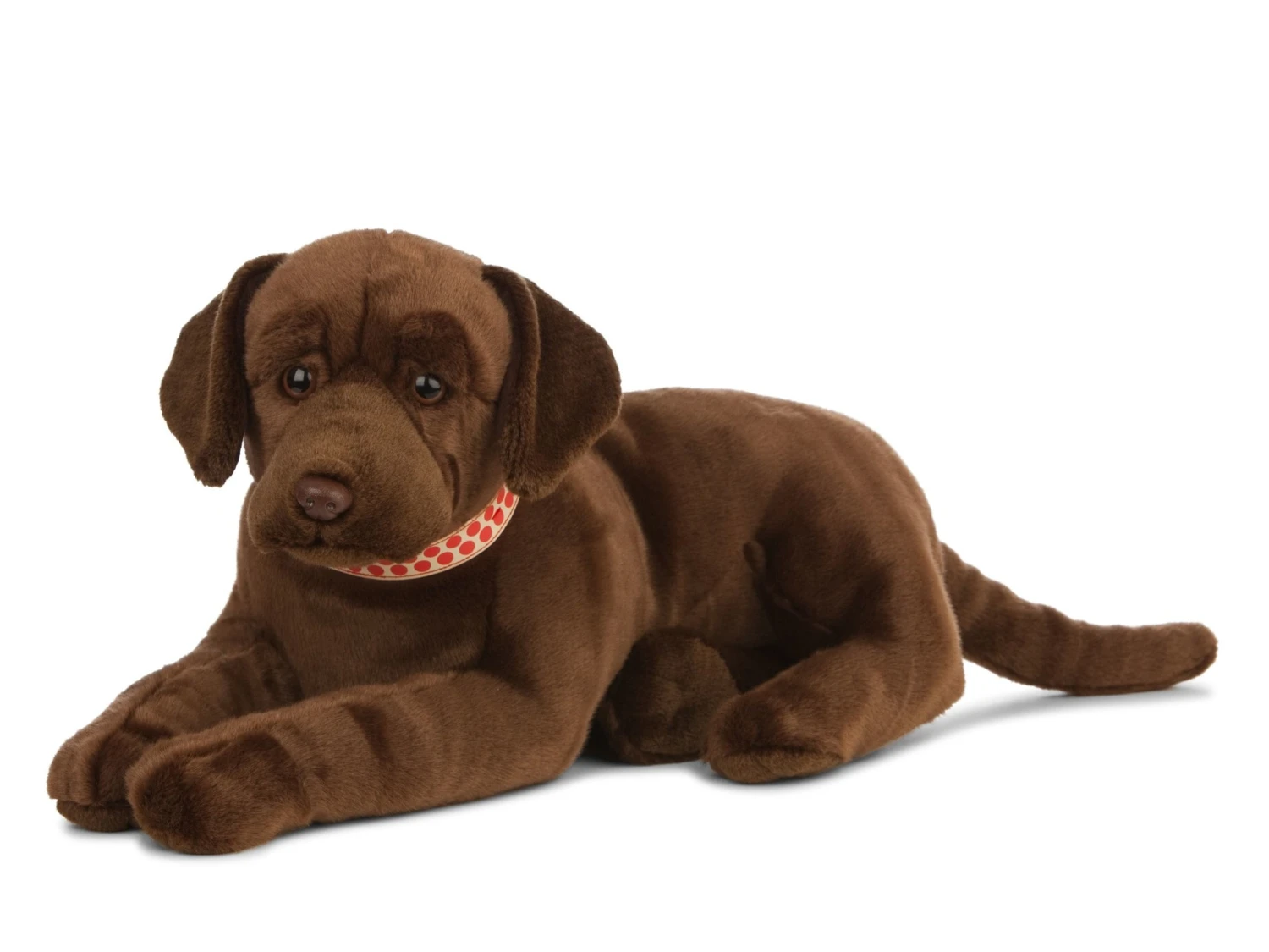 Living Nature Knuffel Hond Labrador Chocoladebruin 5 Living Nature Knuffel Hond Labrador Chocoladebruin - Afbeelding 3