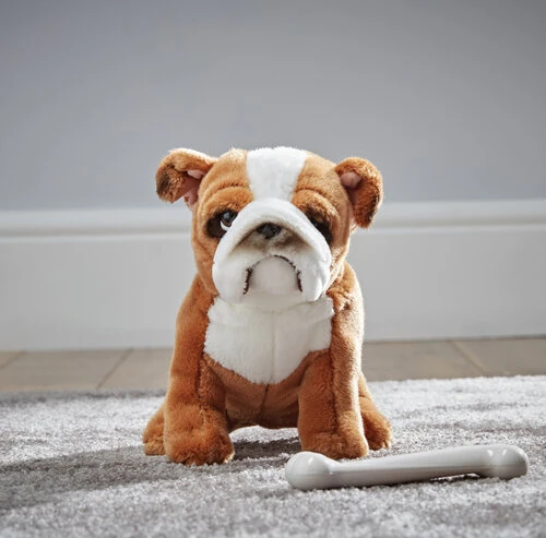 Living Nature Knuffel Hond Engelse Bulldog 4 Living Nature Knuffel Hond Engelse Bulldog - Afbeelding 2