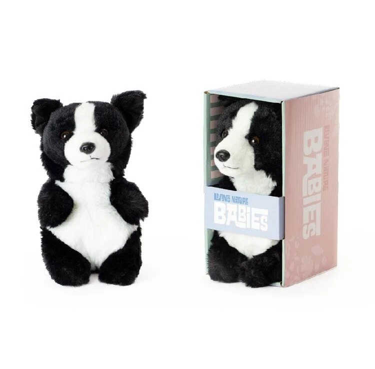 Living Nature Knuffel Babies Border Collie 17 Cm 3 Living Nature Knuffel Babies Border Collie 17 Cm