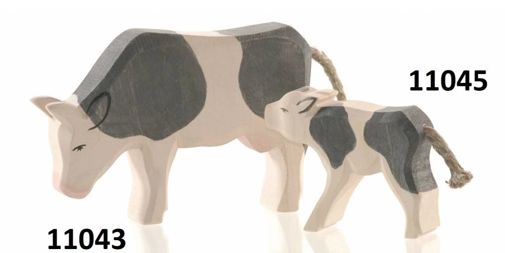 Ostheimer Koe En Kalf Zwart Gevlekt 11043/11045 4 Ostheimer Koe En Kalf Zwart Gevlekt 11043/11045 - Afbeelding 2