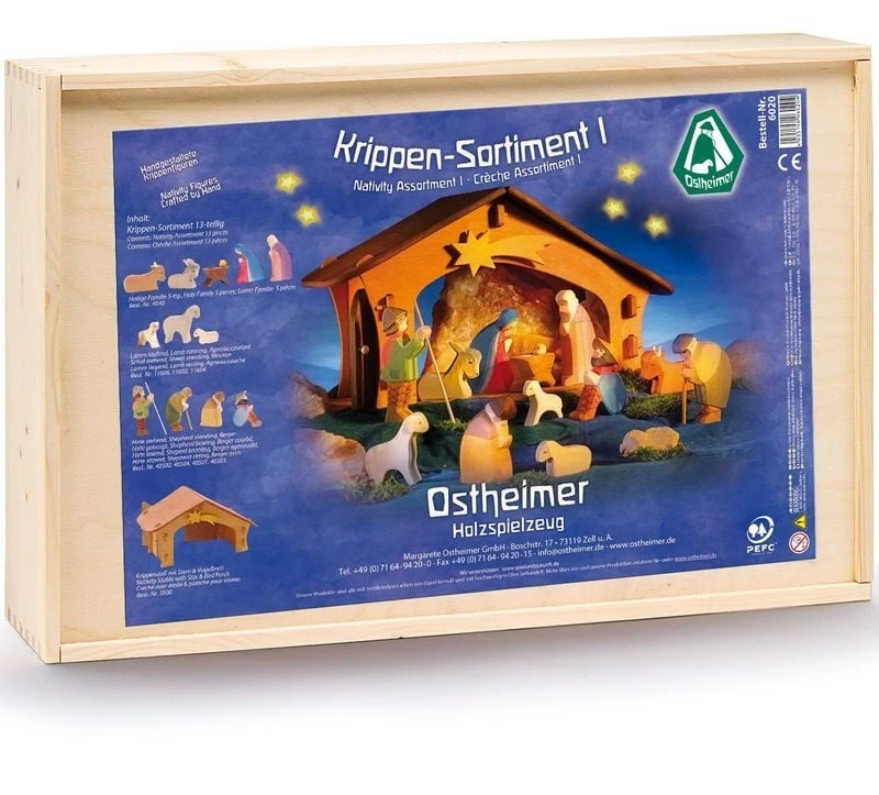 Ostheimer Kerststal I Complete Set 13-delig 6020 3 Ostheimer Kerststal I Complete Set 13-delig 6020