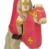 Holztiger Ridder Rode Mantel Zittend Op Paard 80246 -Speelgoeds Korting Winkel image 2923