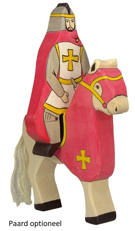 Holztiger Ridder Rode Mantel Zittend Op Paard 80246 3 Holztiger Ridder Rode Mantel Zittend Op Paard 80246