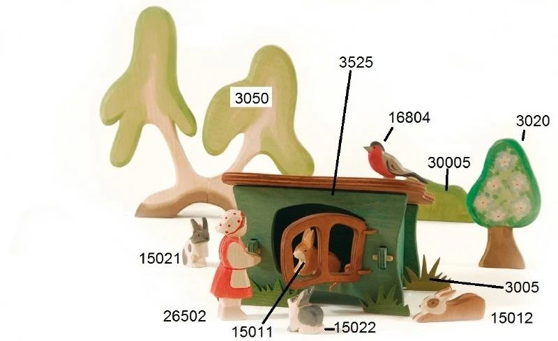 Ostheimer Konijn Zittend 15022 4 Ostheimer Konijn Zittend 15022 - Afbeelding 2