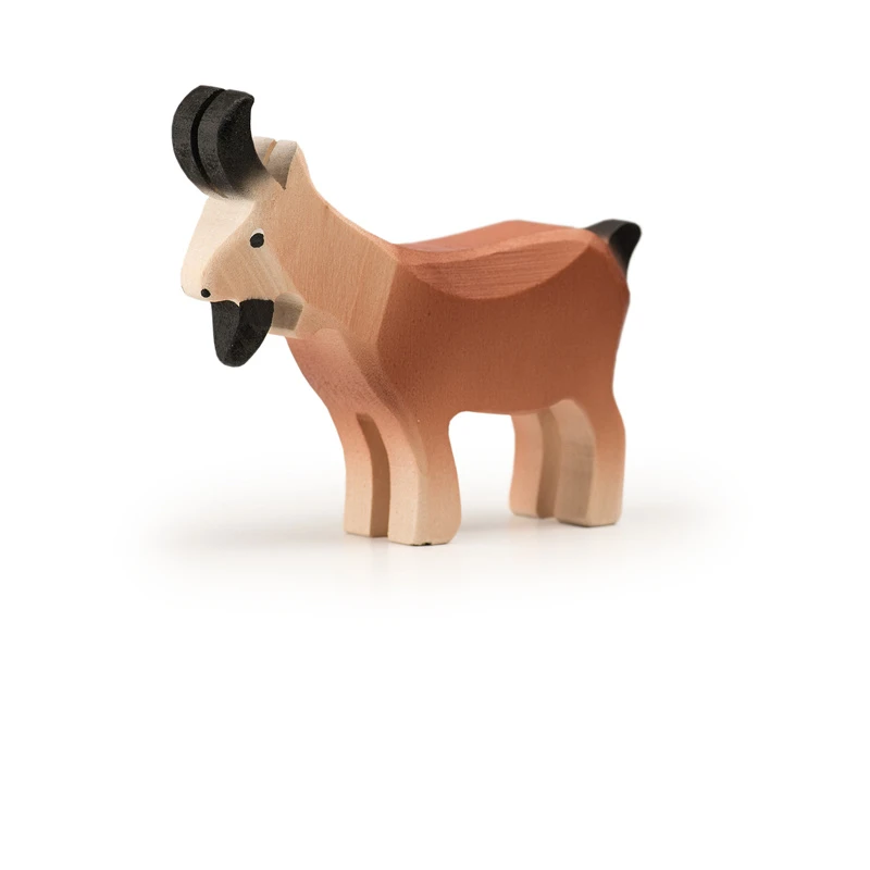 Trauffer Geitenbok Bruin Staand 4 Trauffer Geitenbok Bruin Staand - Afbeelding 2