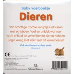 Veltman Uitgevers Baby Voelboekje Dieren -Speelgoeds Korting Winkel image 3532