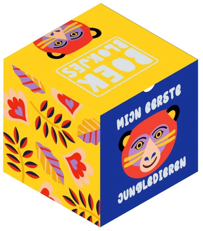 Singel Uitgeverijen | Volt Boekblokje Mijn Eerste Jungledieren 3 Singel Uitgeverijen | Volt Boekblokje Mijn Eerste Jungledieren