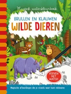 De Lantaarn Magisch Waterkleurboek - Wilde Dieren