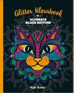 Image Books Glitterkleurboek Ultimate Black Edition - Night Hunters