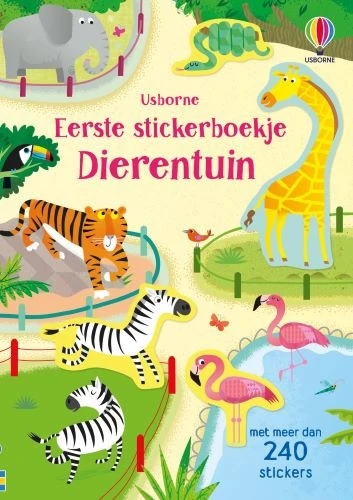 Uitgeverij Usborne Eerste Stickerboekje Dierentuin 3 Uitgeverij Usborne Eerste Stickerboekje Dierentuin