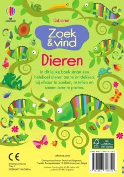 Uitgeverij Usborne Zoek & Vind Dieren -Speelgoeds Korting Winkel image 3994