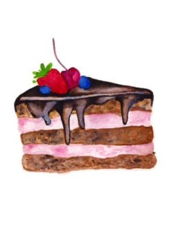 Fritsy Postkaart Chocotaart