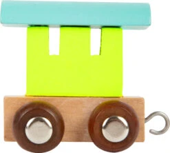 Small Foot Lettertrein Pastelkleur Hout