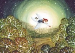 Bijdehansje Postkaart Nils Holgersson